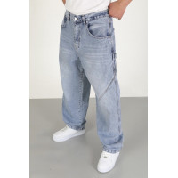 Джинсы Willmen Super baggy мужские широкие скейтер багги , 33  Голубой