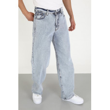 Джинсы мужские Willmen Baggy широкие скейтер багги 100% коттон , 34  Голубой