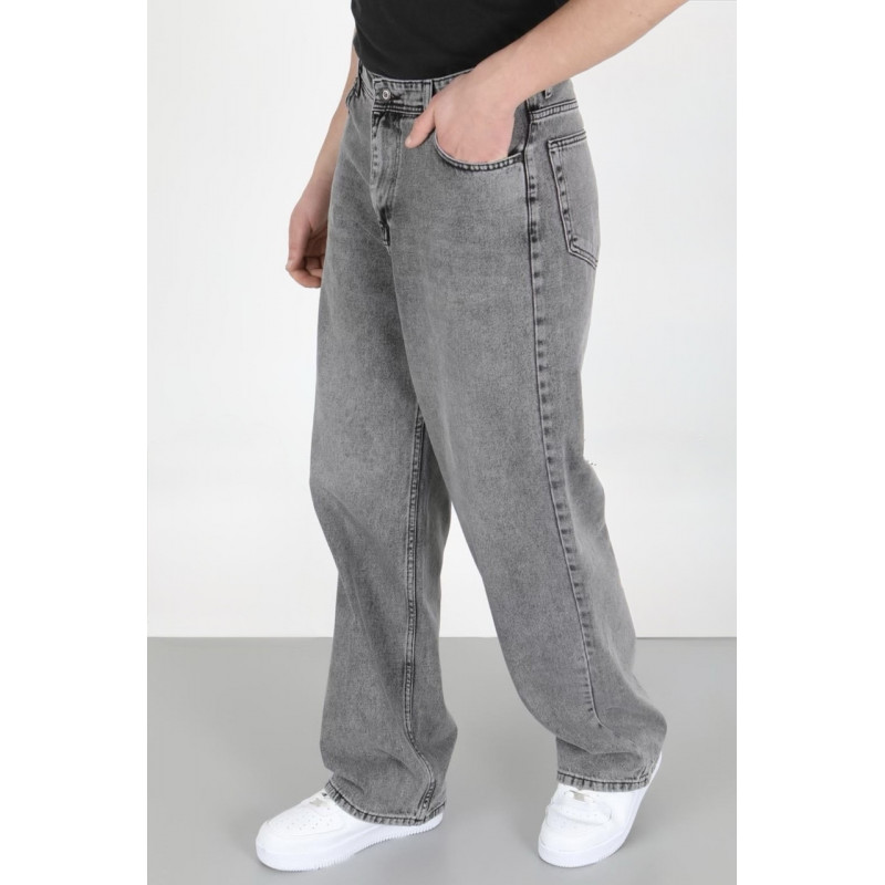 Джинсы мужские Willmen Baggy широкие скейтер багги 100% коттон , 28  Серый