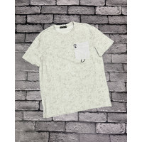 Футболка мужская Nana варенка с карманом , 4XL,Оливковый