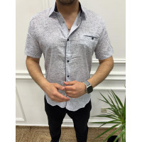 Мужская рубашка Arma с коротким рукавом , XL, Белый