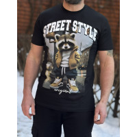 Футболка чоловіча Daniel Jones Єнот , XXL,Чорний