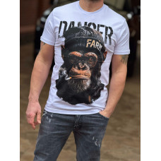 Футболка мужская Daniel Jones Мавпа , L,Белый