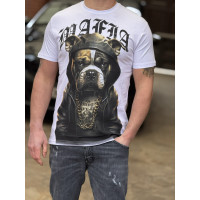 Футболка мужская Daniel Jones Мафия , XXL,Белый