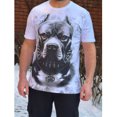 Футболка мужская Big Liver большие размеры , 4XL,Белый