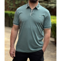 Мужская футболка-поло Marcostar из ткани холодок, Турция,XL,Зеленый