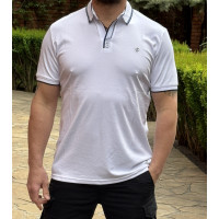Мужская футболка-поло Marcostar из ткани холодок, Турция,XL,Белый