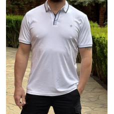 Мужская футболка-поло Marcostar из ткани холодок, Турция,L,Белый