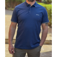Мужская футболка поло Marcostar, Турция, 95% хлопок,XL,Синий