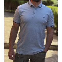 Мужская футболка поло Marcostar, Турция, 95% хлопок,L,Голубой