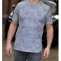 Мужская хлопковая футболка Reddown, Турция, XXXL,Серый