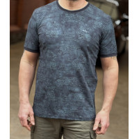 Мужская хлопковая футболка Reddown, Турция, XL,Темно-зеленый