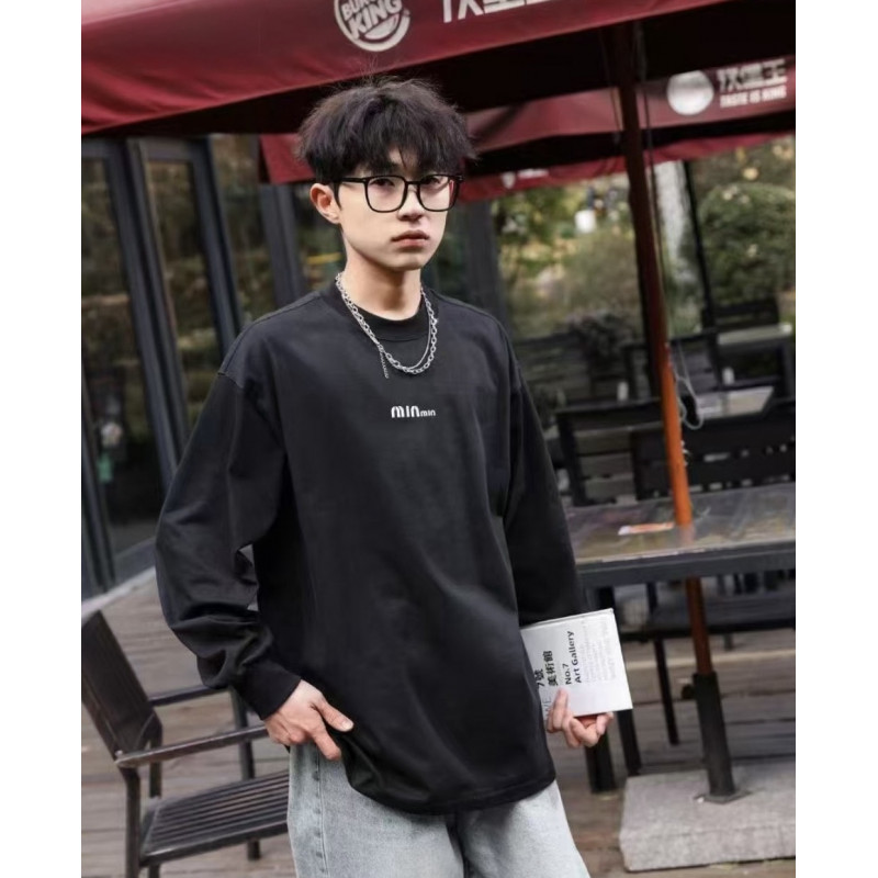 Свитшот Лонг MinMin оверсайз для мальчика 10–15 лет, хлопок двунитка  Белый,  158