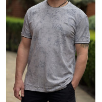 Футболка мужская Red Down 2XL–5XL, большие Турция, хлопок, свободная 5XL,Серый