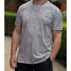 Футболка мужская Red Down 2XL–5XL, большие Турция, хлопок, свободная 4XL,Серый