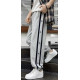 Брюки подростковые Huazaier свободные с евроманжетами – streetwear стиль,Серый, 158