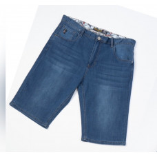 Мужские джинсовые шорты большого размера Fangsida , летние, хлопок с эластаном, для полных мужчин, 40, Синий