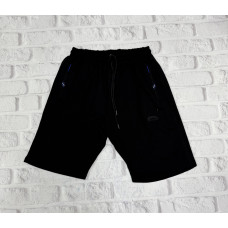 Мужские трикотажные шорты большого размера Cramp, Турция, ткань двунитка, тянутся, , Черный, XXXL