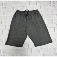 Мужские трикотажные шорты большого размера Cramp, Турция, ткань двунитка, тянутся, , Темно-серый, 4XL