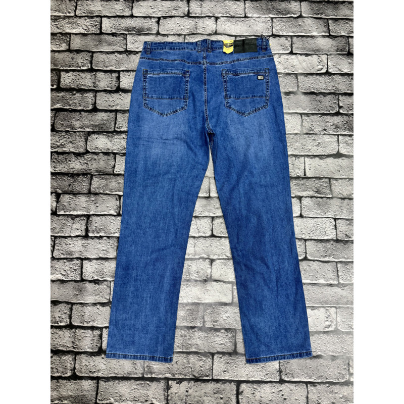 Мужские джинсы больших размеров Nyco Турция — классические, лёгкие, летние , 50  Синий