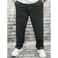 Мужские широкие брюки багги скейтер Willmen Турция — коттон, стиль streetwear , 34, Черный