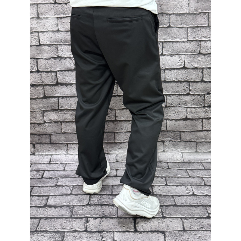 Мужские широкие брюки багги скейтер Willmen Турция — коттон, стиль streetwear , 34, Черный