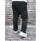Мужские широкие брюки багги скейтер Willmen Турция — коттон, стиль streetwear , 33, Черный