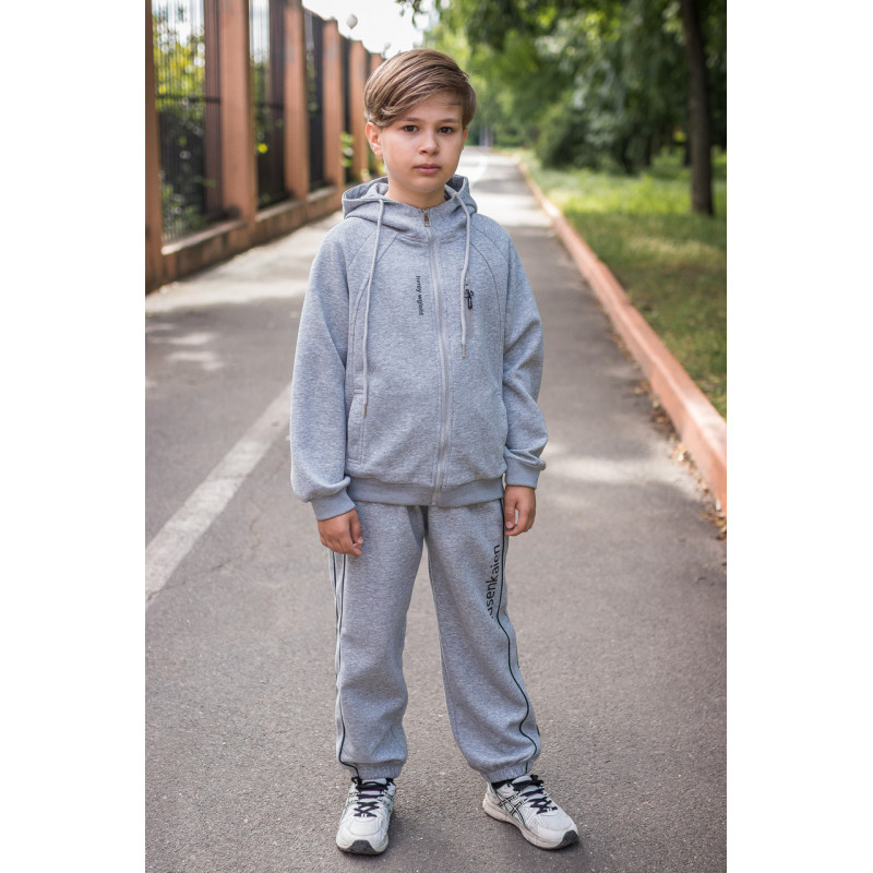 Костюм для мальчика Alder спортивный оверсайз , Черный 146