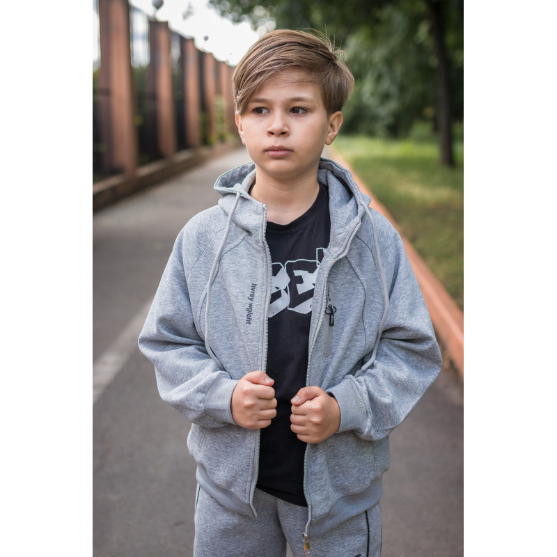Костюм для мальчика Alder спортивный оверсайз , Серый 134