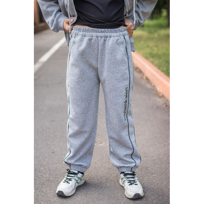 Костюм для мальчика Alder спортивный оверсайз , Серый 134