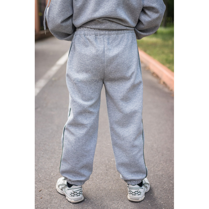 Костюм для мальчика Alder спортивный оверсайз , Серый 134