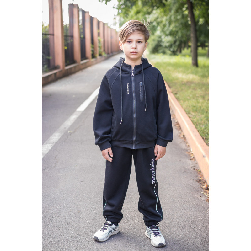 Костюм для мальчика Alder спортивный оверсайз , Серый 134