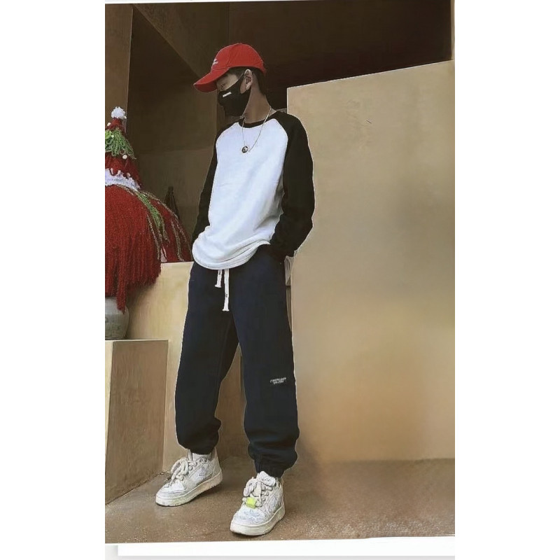 Детские спортивные штаны Alder на манжете, двунитка, хлопок, 7–12 лет,Черный 152