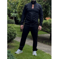 Мужской спортивный костюм больших размеров Lonn, прямые штаны , 4XL, Темно-синий