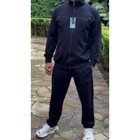 Мужской спортивный костюм Fore, классический крой, полномерный, размеры M–3XL,XXL, Темно-синий