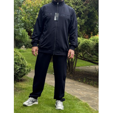 Мужской спортивный костюм Fore больших размеров 3XL–7XL, прямые штаны, XXL, Темно-синий