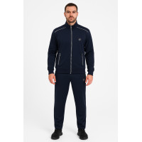 Мужской спортивный костюм Piyera, трикотаж двунитка, полированный хлопок, M–3XL, Турция,XL, Темно-синий