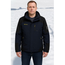 Мужская термокуртка Audsa большие размеры Турция демисезонная осень весна,Синий, XXL