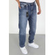 Джинсы Dime мом мужские молодежные Турция,34  Синий