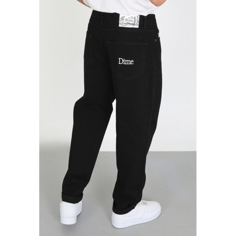 Джинсы Dime мом мужские молодежные Турция,32, Черный