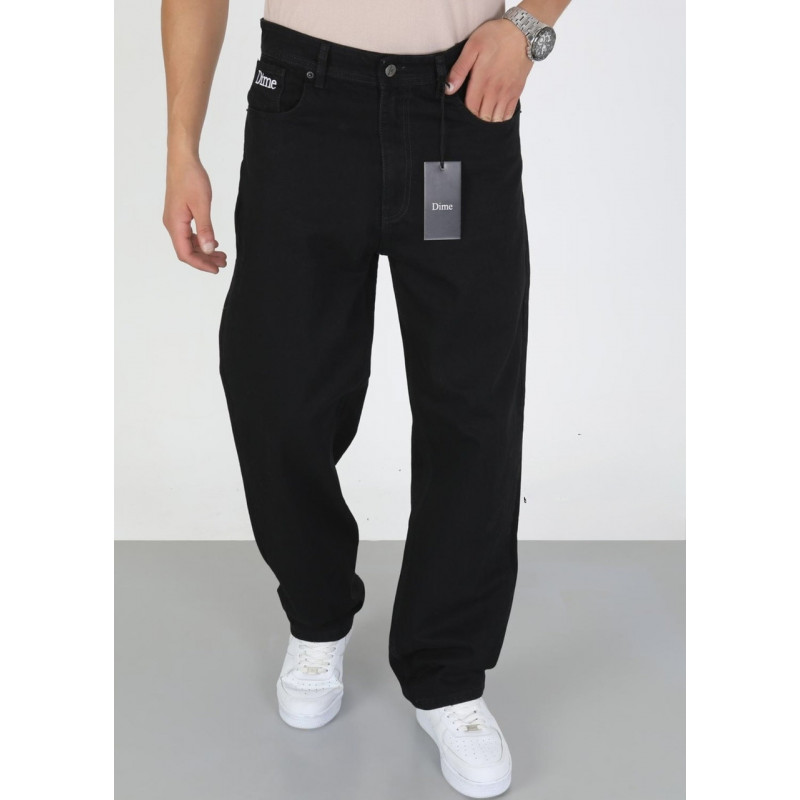Джинсы мужские Dime скейтеры широкие Турция,31  Черный