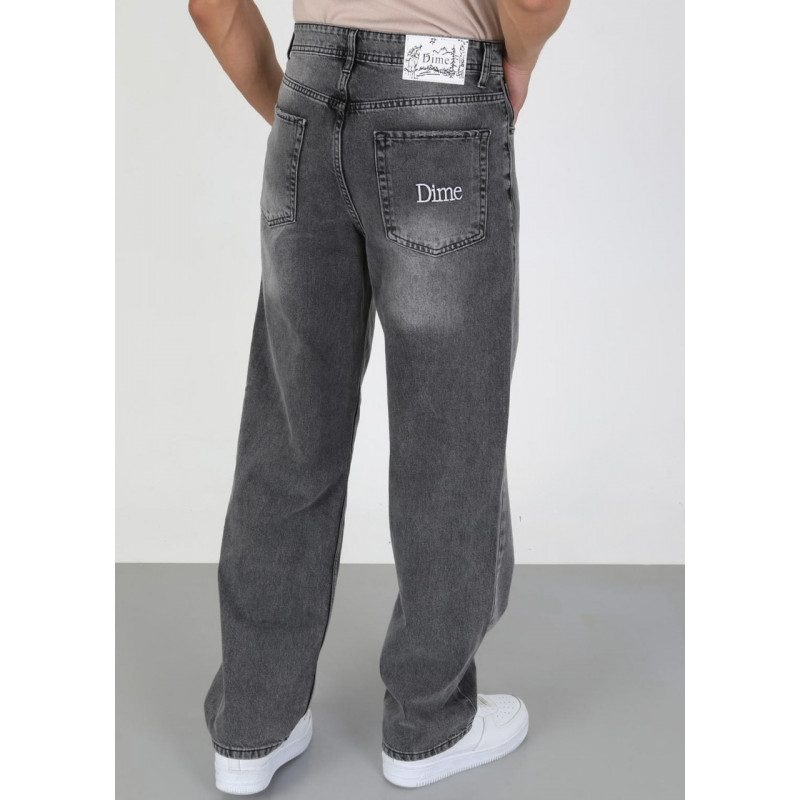 Джинсы мужские Dime скейтеры широкие Турция,32  Серый
