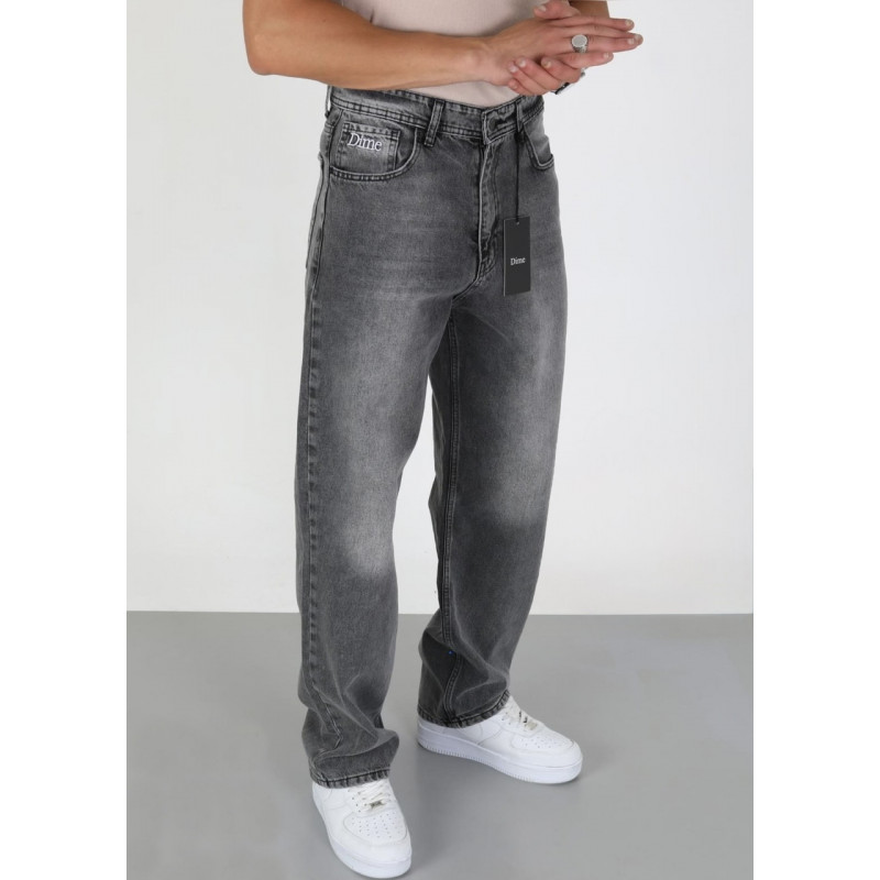 Джинсы мужские Dime скейтеры широкие Турция,26  Серый