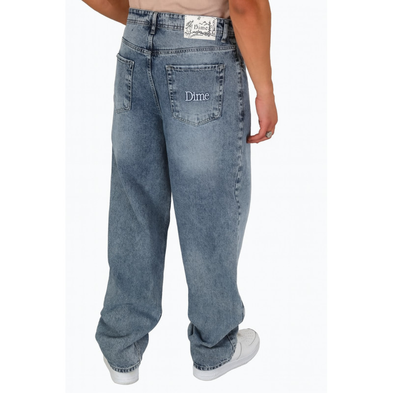 Джинсы мужские Dime скейтеры широкие Турция,26  Синий