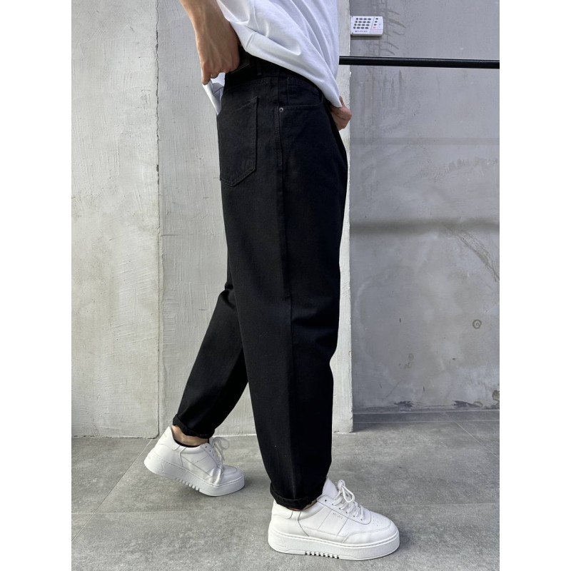 Джинсы мужские Willmen Турция стрейч свободного кроя размеры 44-54,33  Черный