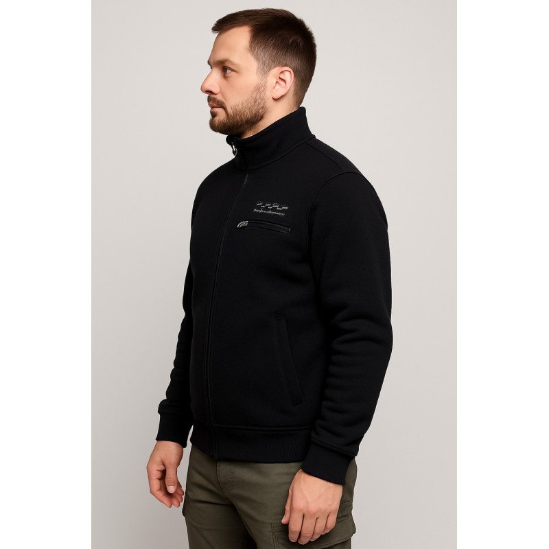 Батник Red Down мужской теплый на флисе большие размеры Турция,Темно-синий, 5XL