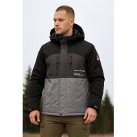 Мужская куртка Snow зимняя термо мембрана водоотталкивающая теплая размеры M-3XL,Серый,L