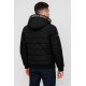 Мужская зимняя куртка Myst, короткая модель с манжетами, утеплитель холофайбер, Турция,Черный,XXL