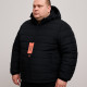 Куртка зимняя Boos & Jack мужская больших размеров 5XL-10XL с утеплителем тинсулейт,Темно-синий,10XL