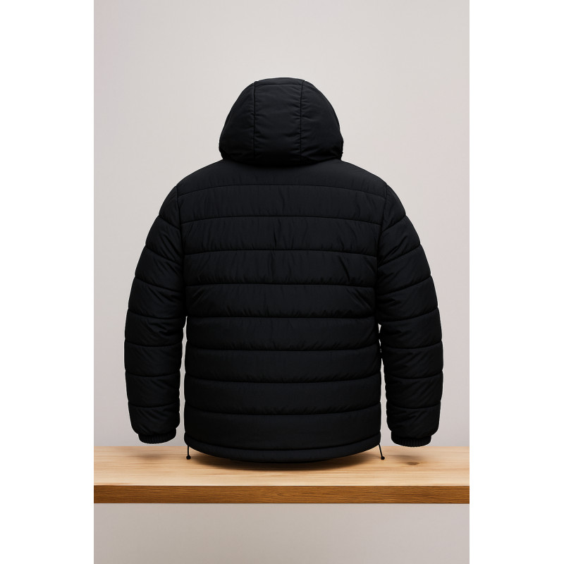 Куртка зимняя Boos & Jack мужская больших размеров 5XL-10XL с утеплителем тинсулейт,Темно-синий,9XL